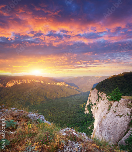 Mountain landscape nature.