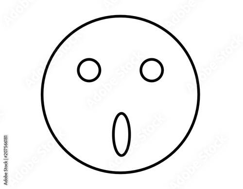 丸顔 線画 Stock イラスト Adobe Stock