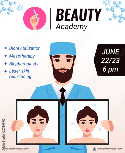 Beauty Academy Advertisement Poster