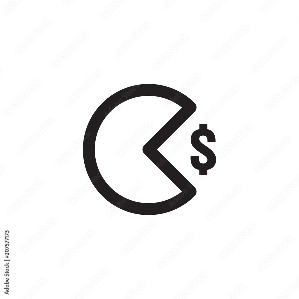 dollar decrease icon. Money rising drop fall down symbol. Business scissor cut cost reduction icon in white background. vector illustration. dollar decrease icon. Money rising drop fall down symbol. Business scissor cut cost reduction icon in white background. vector illustration.