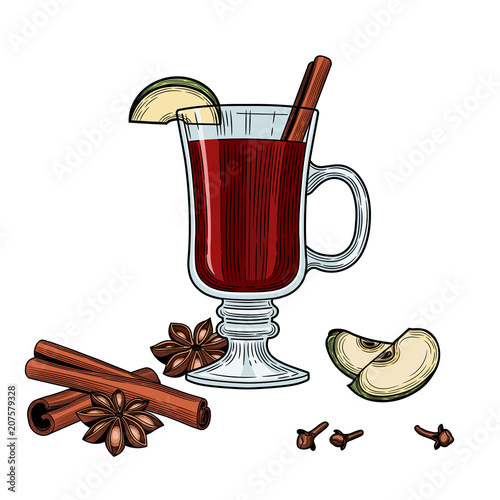 Mulled wine. 