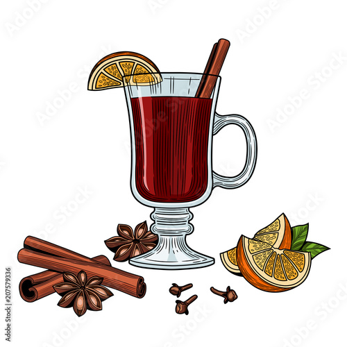 Mulled wine. 