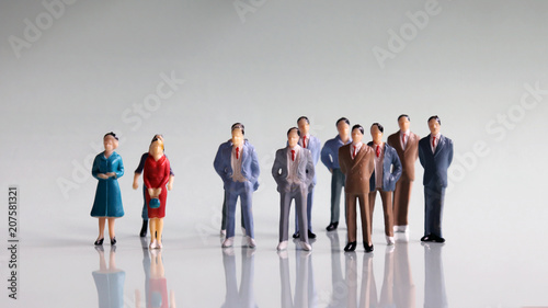 Εκτύπωση καμβά Gender discrimination concept in society