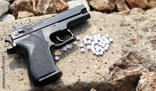 Fotografie Close-up image of the BB gun.