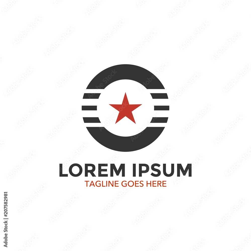 unique military logo vector illustration design. icon unique military logo vector illustration design. icon