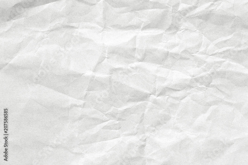 Crumpled white paper texture