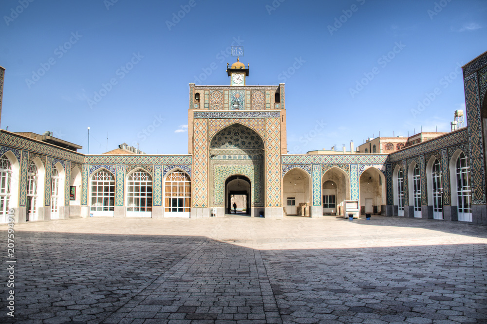 Jameh mosque in Kerman, Iran.