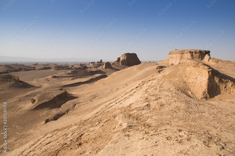 Dasht-e Lut desert near Kerman, Iran. Dasht-e Lut desert near Kerman, Iran.