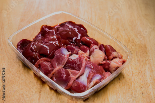 Meat, Raw Food, Chicken - Bird, Chicken Meat, Liver - Offal