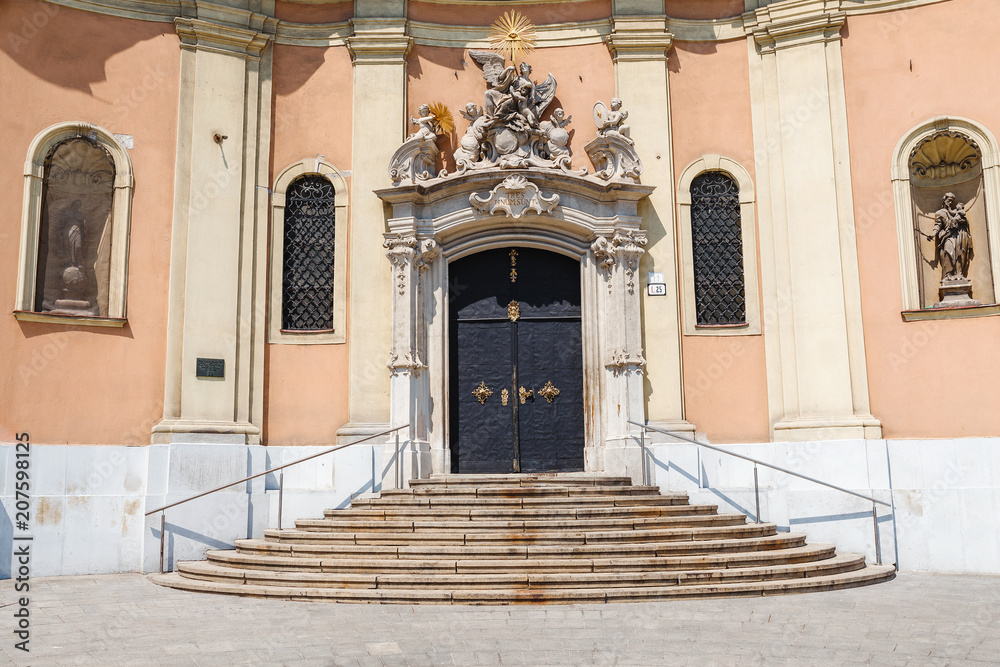 The construction of the Church of the Holy Trinity was completed in 1743, it is a copy of the Cathedral in Vienna