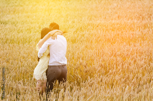 field, couple, woman, summer, nature, young, wheat, happy, people, love, family, outdoors, child, beautiful, grass, happiness, sky, mother, countryside, two, outdoor, country, beauty, meadow, freedom,