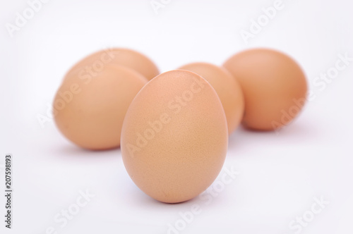 Huevos sanos y limpios