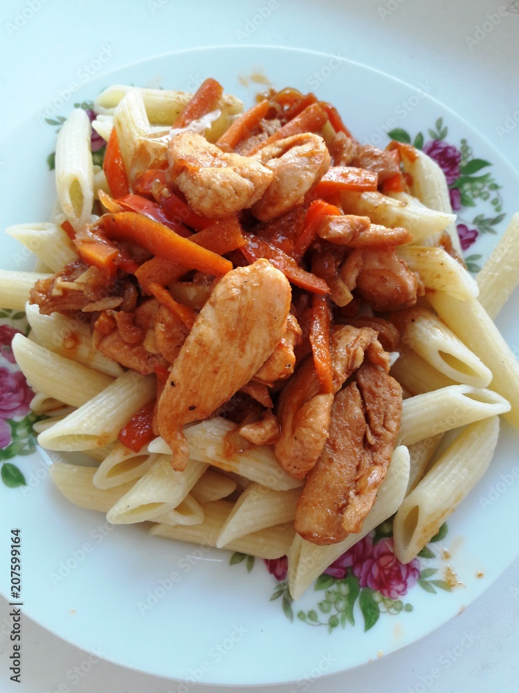 pasta with chicken pasta with chicken