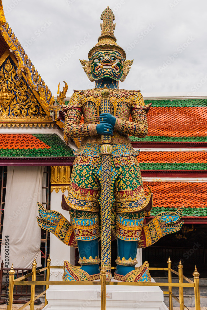 Temple of the Emerald Buddha is Wat Phra Kaew or Wat Phra Si Rattana Satsadaram. It  is regarded as the most sacred Buddhist temple (wat) in Thailand.