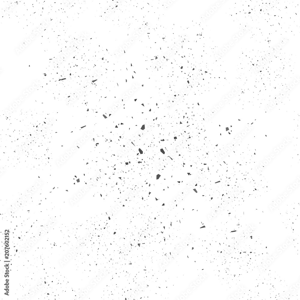 Grey Confetti Seamless Pattern Isolated. Set of Particles. Grey Confetti Seamless Pattern Isolated. Set of Particles.