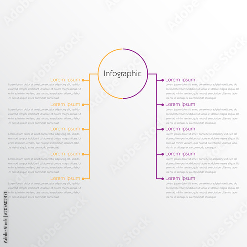 Vector infographic templates used for detailed reports. All 10 topics. © Phaigraphic