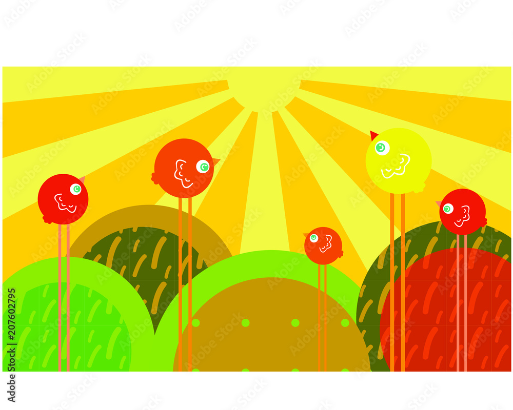 Paysage été 