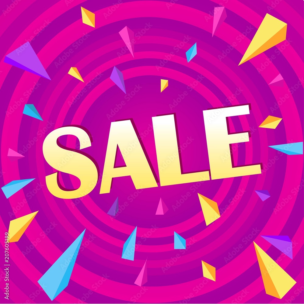 Fototapeta premium Sale for web app banner