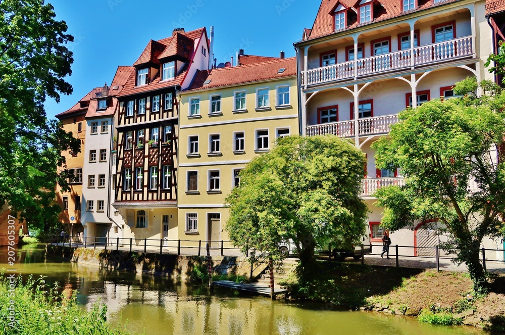 Bamberg, Malerische Häuserfassaden
