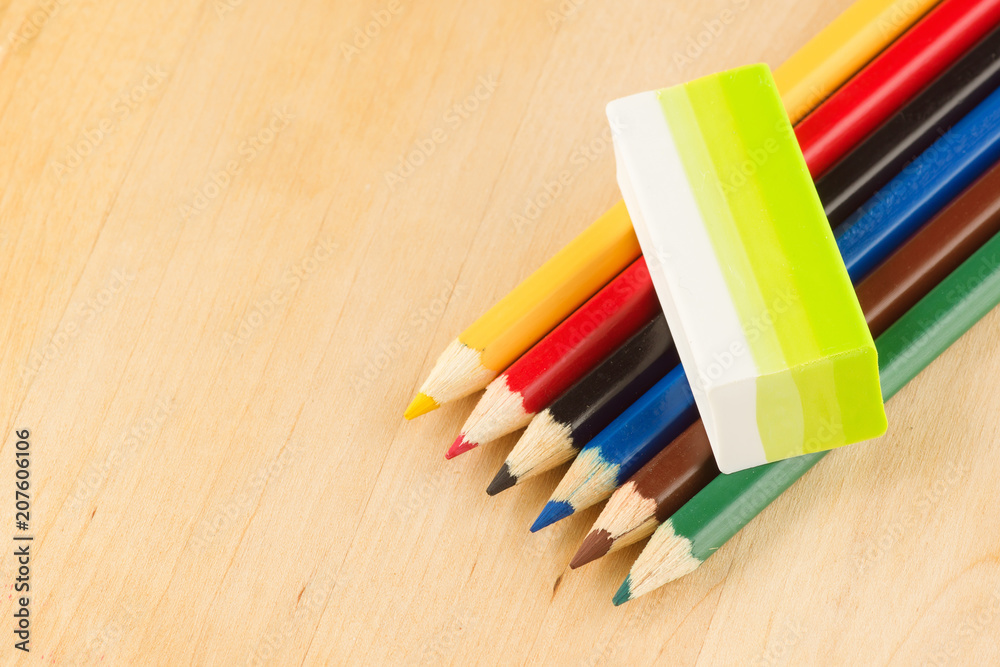Obraz premium many colored pencils