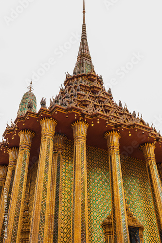 Temple of the Emerald Buddha is Wat Phra Kaew or Wat Phra Si Rattana Satsadaram. It  is regarded as the most sacred Buddhist temple (wat) in Thailand.