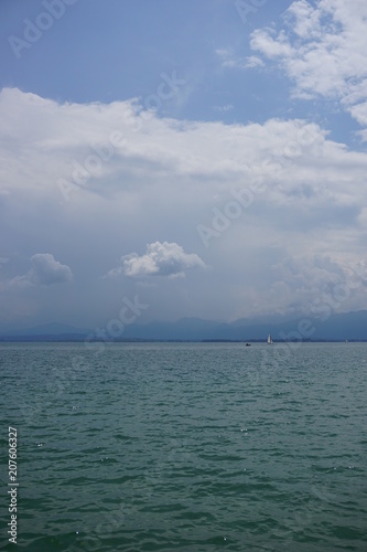 Wetterwechsel am Chiemsee, Bayern, Germany