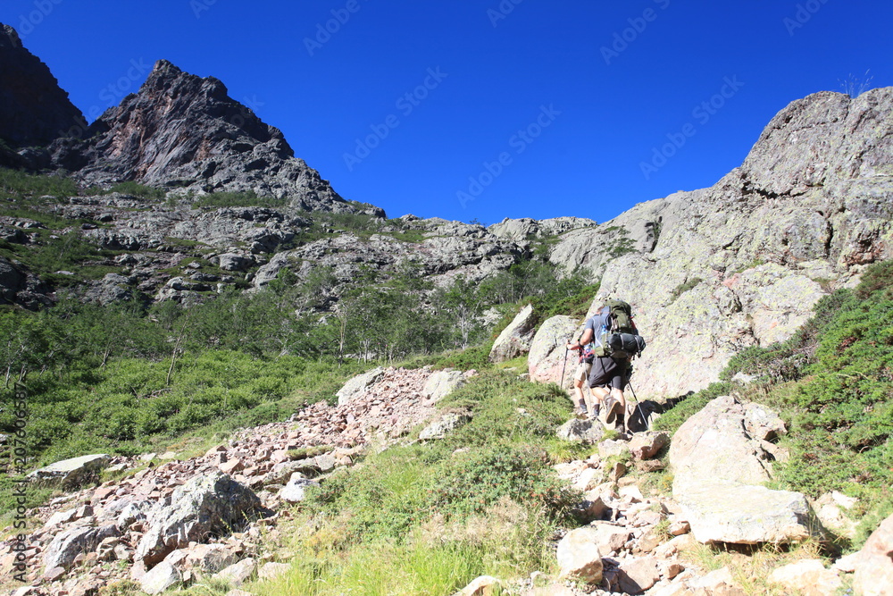 Korsyka, trekking, góry,