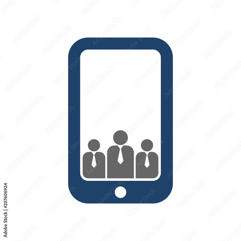 smartphone logo. communication icon. connection symbol. vector eps 08. smartphone logo. communication icon. connection symbol. vector eps 08.
