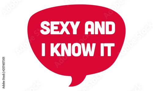 Sexy and I know it Party props for marriage, bachelor party, house party, event. vector illustration.