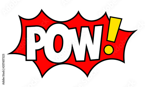 POW Expression Party props for marriage, bachelor party, house party, event. vector illustration.