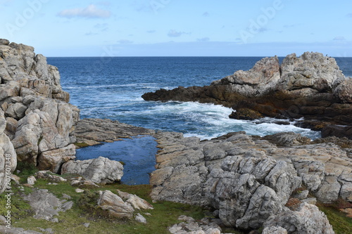 Beautiful beach at cliff walk in Hermanus in South Africa © places-4-you
