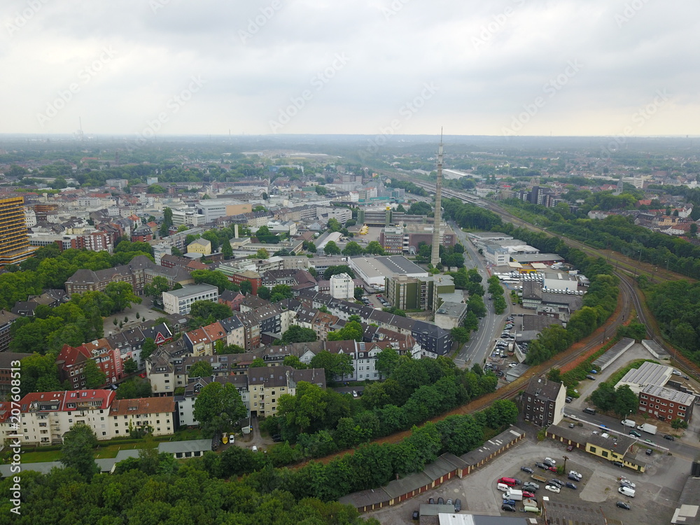 Obraz premium Drohne Gelsenkirchen
