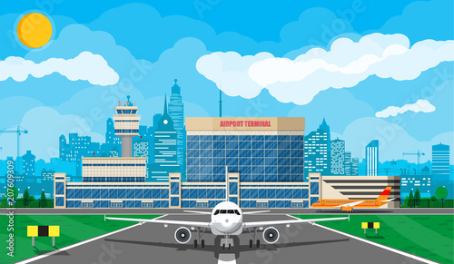 plane before takeoff