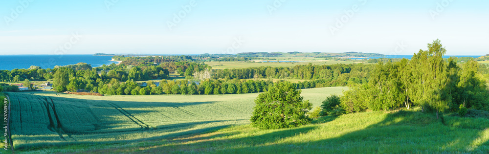 Obraz premium Blick auf das Mönchgut auf der Insel Rügen