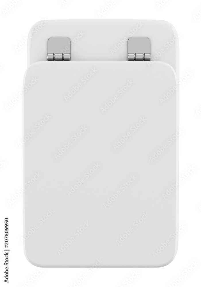 top view of modern toilet bowl isolated on white background top view of modern toilet bowl isolated on white background