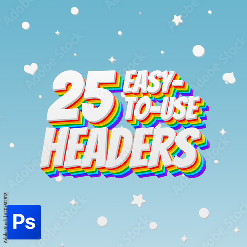 25 Super Easy-to-Use Headers