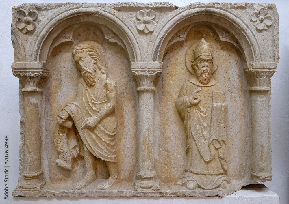 Part of polyptich from the first half of the 15th century in the convent of the Friars Minor in Dubrovnik