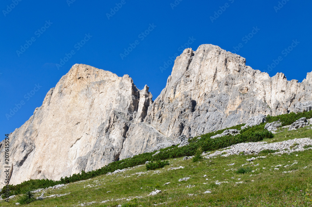 Rosengartengebiet in den Dolomiten Rosengartengebiet in den Dolomiten