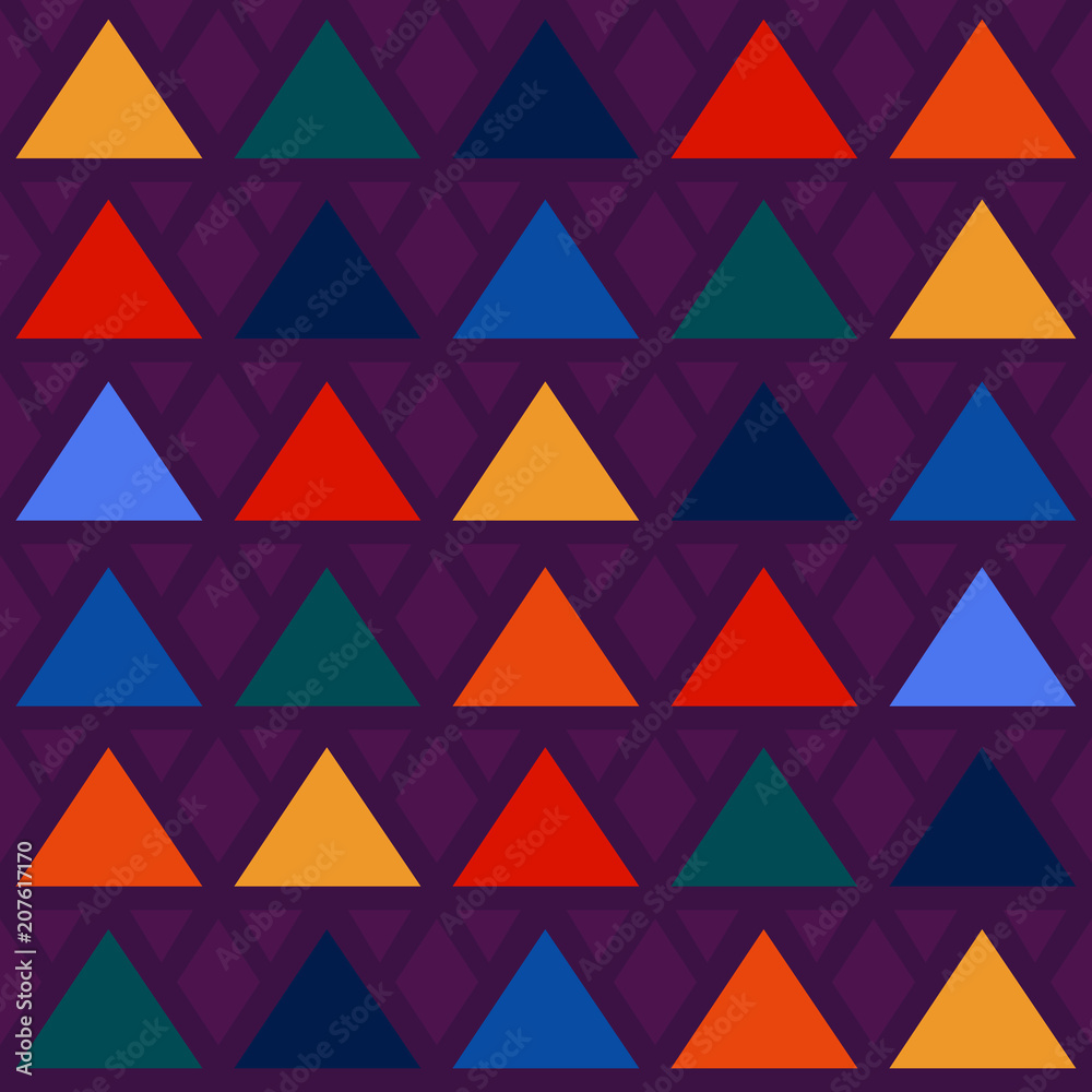 Seamless abstract background with rhombuses. Infinity geometric pattern. Vector illustration. Seamless geometric pattern. Seamless abstract background with rhombuses. Infinity geometric pattern. Vector illustration. Seamless geometric pattern.
