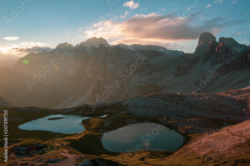 Mountain lake in alps © savantermedia