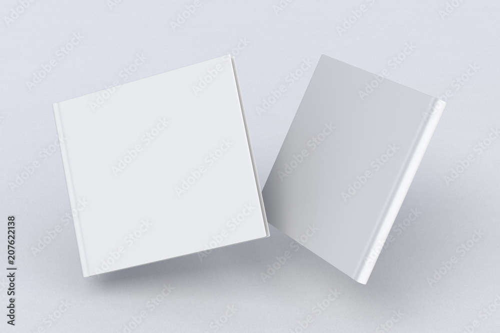 Obraz premium blank book cover flying