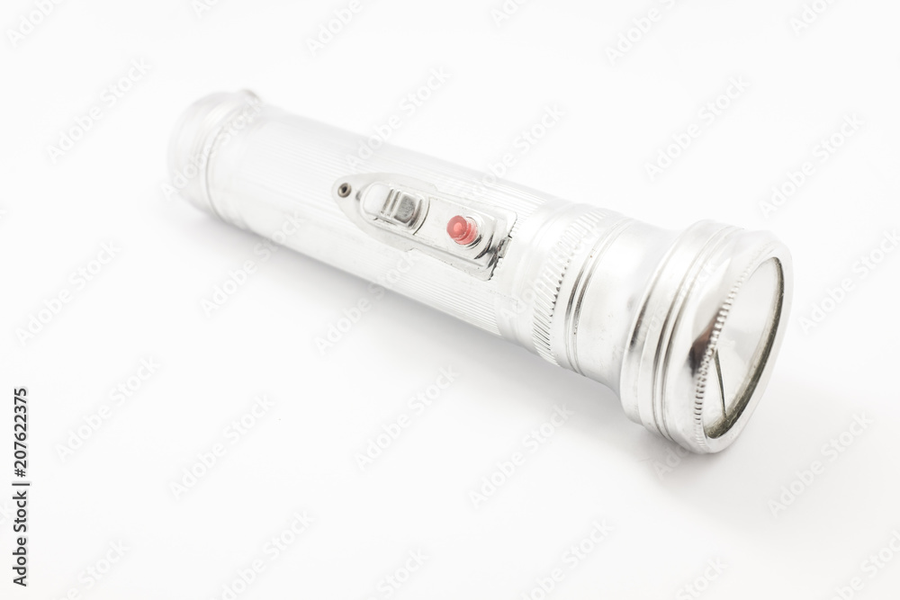 Flashlight isolated on white background Flashlight isolated on white background