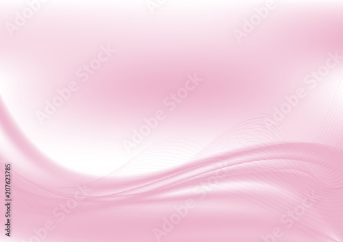 Wave pink abstract background with copy space, vector illustration EPS10