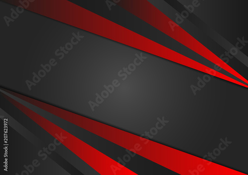 Red and black color geometric abstract background vector illustration EPS10