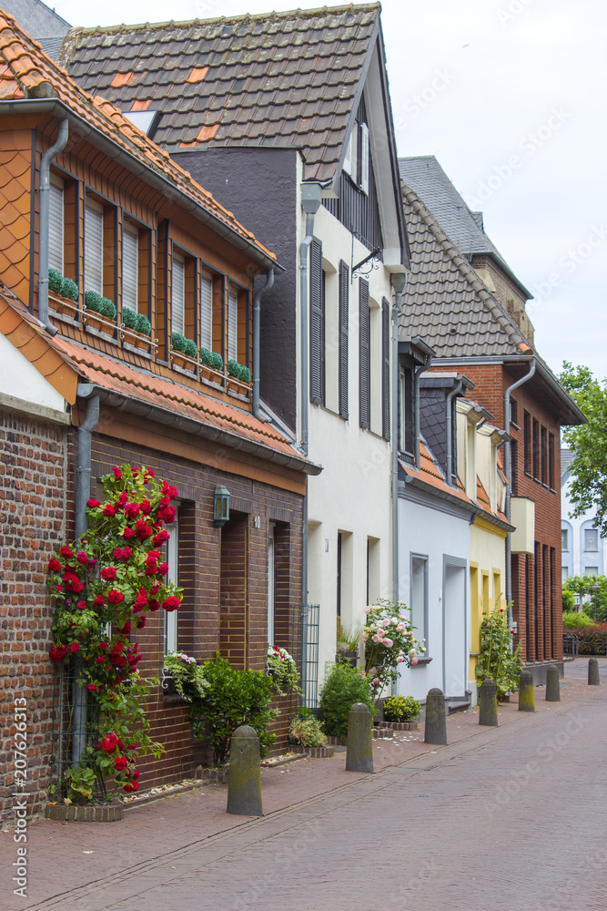 Street in German small town