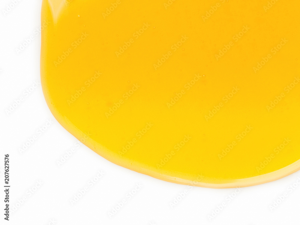 Honey spots isolated on white background Honey spots isolated on white background
