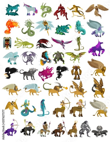 mythology animal fantastic beasts collection