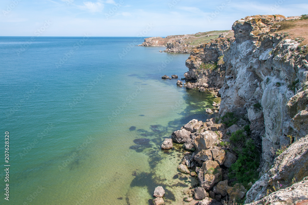 General beaches. Azov sea. Crimea.