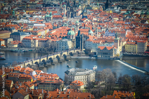 streets of Prague - panoramic view