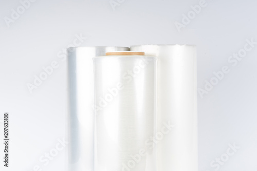 The plastic roll for wrap and seal food.